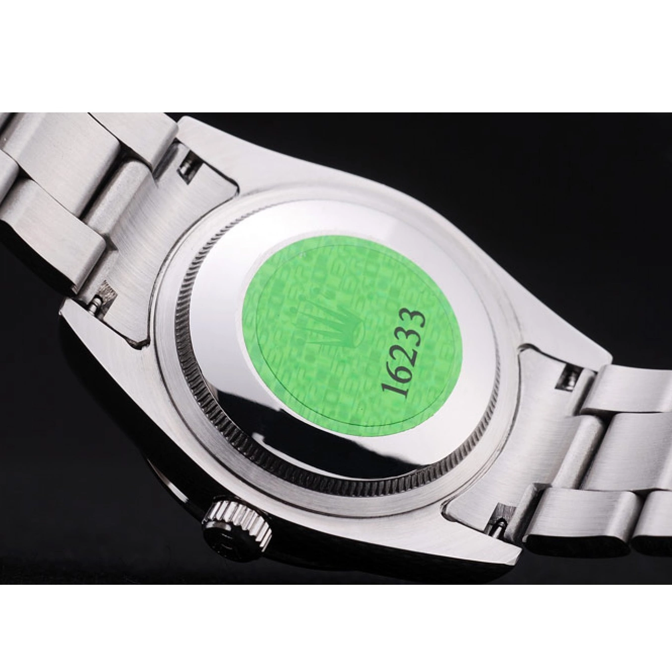 Aaa replica watch Bezel Dial Rolex 7468 Diamond Datejust Silver 0805